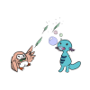 rowlet and wooper derpyteacakes.png